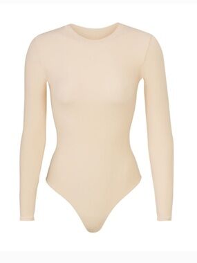 Skims Fits Everybody Long Sleeve Bodysuit